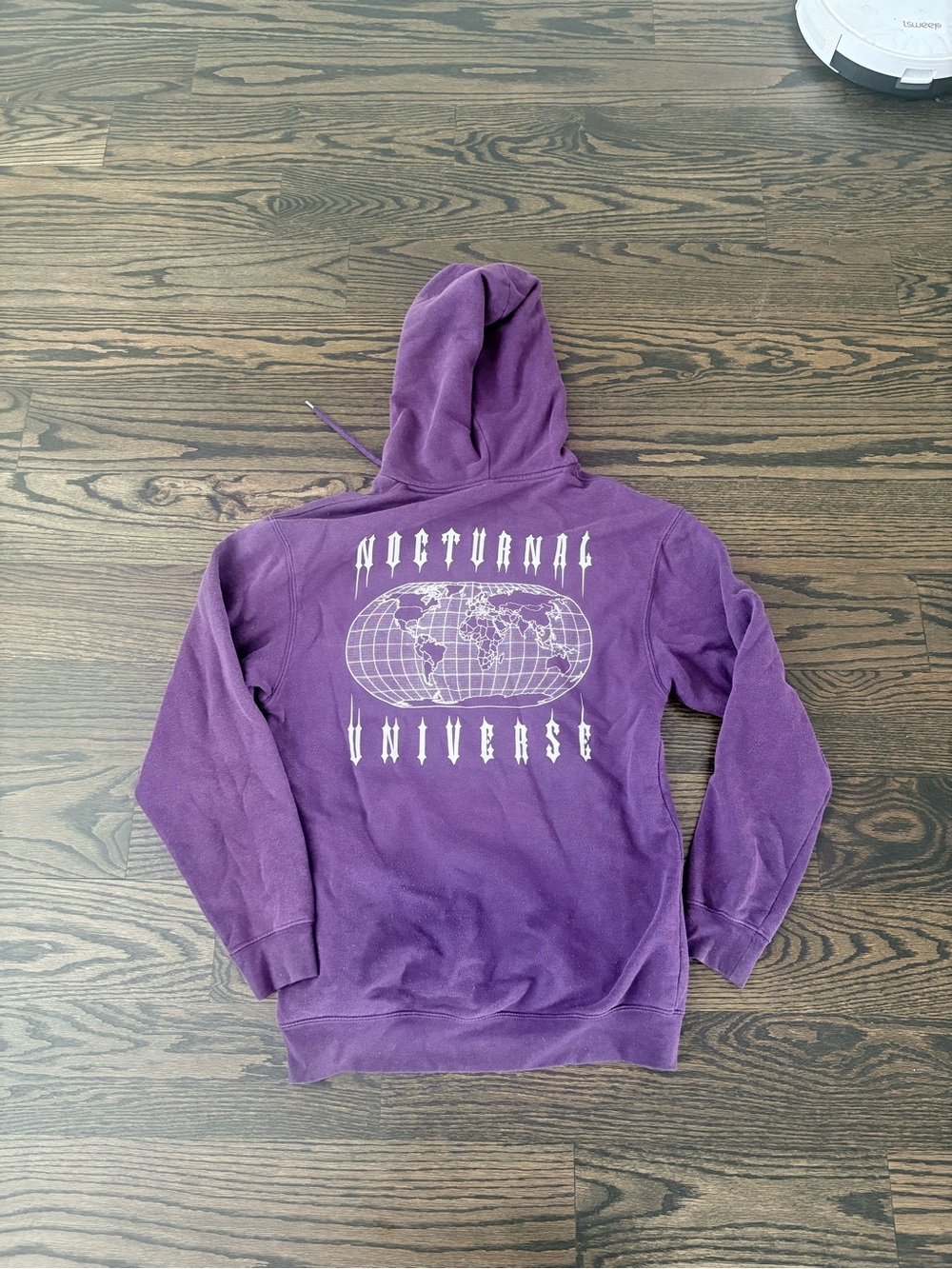 H&M Purple Graphic Crewneck Sweater